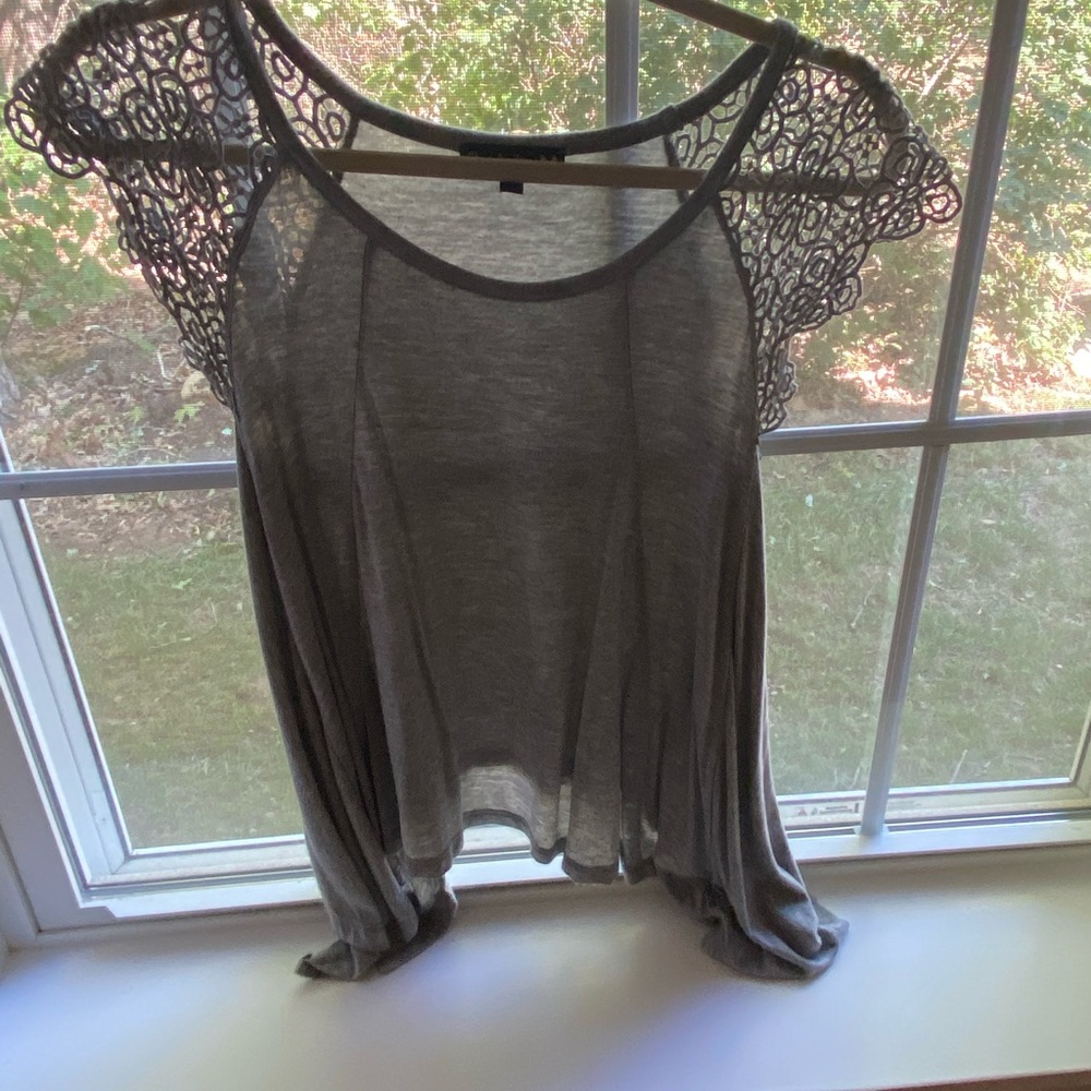 Gray shirt